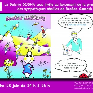 Lancement de la BD BeeBee Ganoosh par Fecto