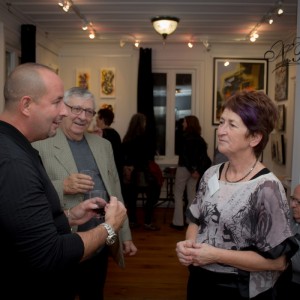 VERNISSAGE : ENTRE NOIR ET BLANC/ LUMIÈRE avec Ginette Bernard