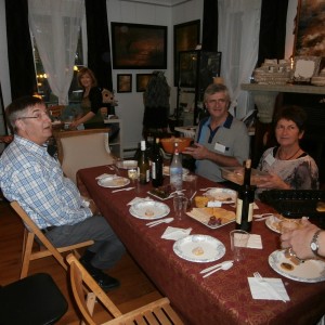 Souper d'artistes ENTRE NOIR ET BLANC/ LUMIÈRE