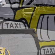 «NY taxis» par Colette Bordeleau