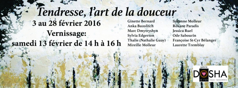 Exposition « Tendresse, l'art de la douceur » 