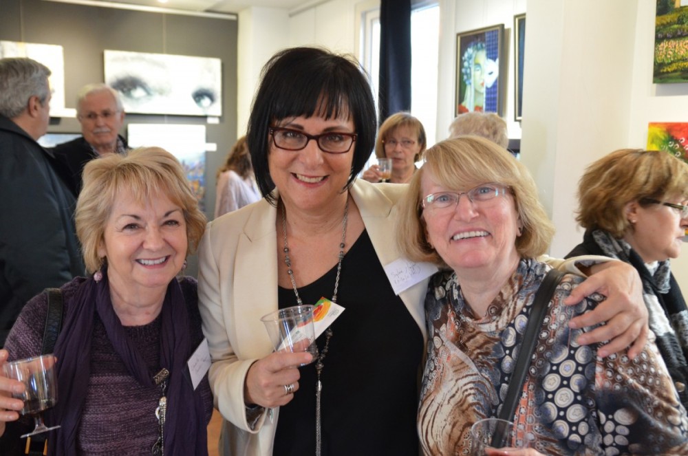 Claudette Bussières-Tessier, Majovie (Sylvie Major) et Marie-Andrée Beaupré